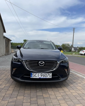 Mazda CX-3 cena 74000 przebieg: 65766, rok produkcji 2016 z Chocz małe 211